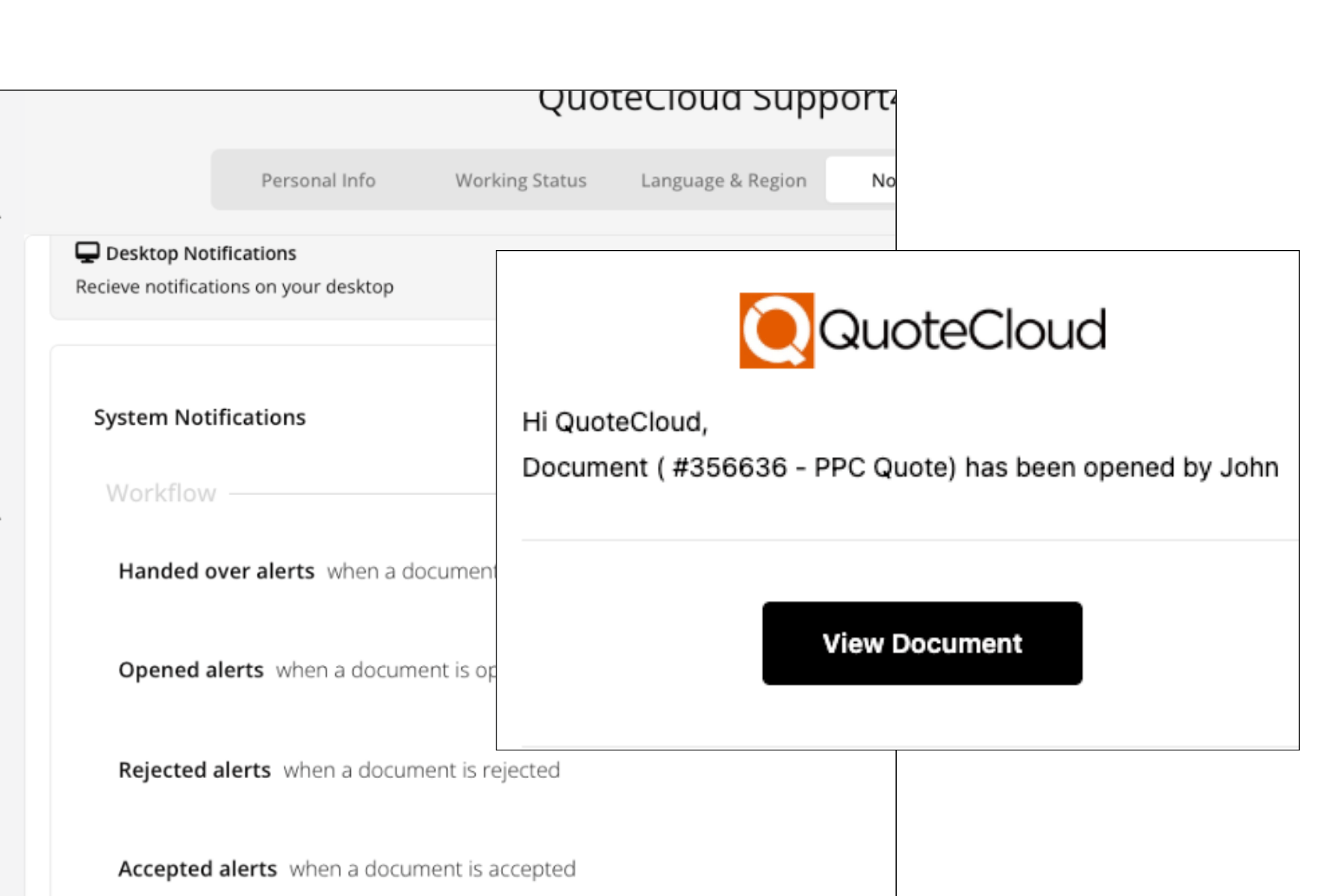 QuoteCloud - Sales Quote, Sales Proposal and Contracts Software - Home - illustration 7f678d50-24fa-408e-83c9-9229d3f9e350