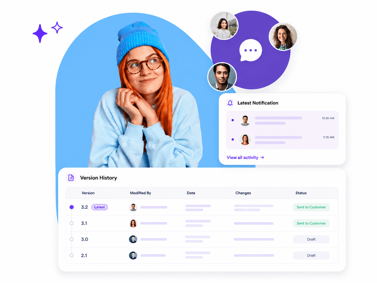 QuoteCloud - Sales Quote, Sales Proposal and Contracts Software - Home - illustration dc79866b-42f7-4b2f-982c-4d2a6812cba9