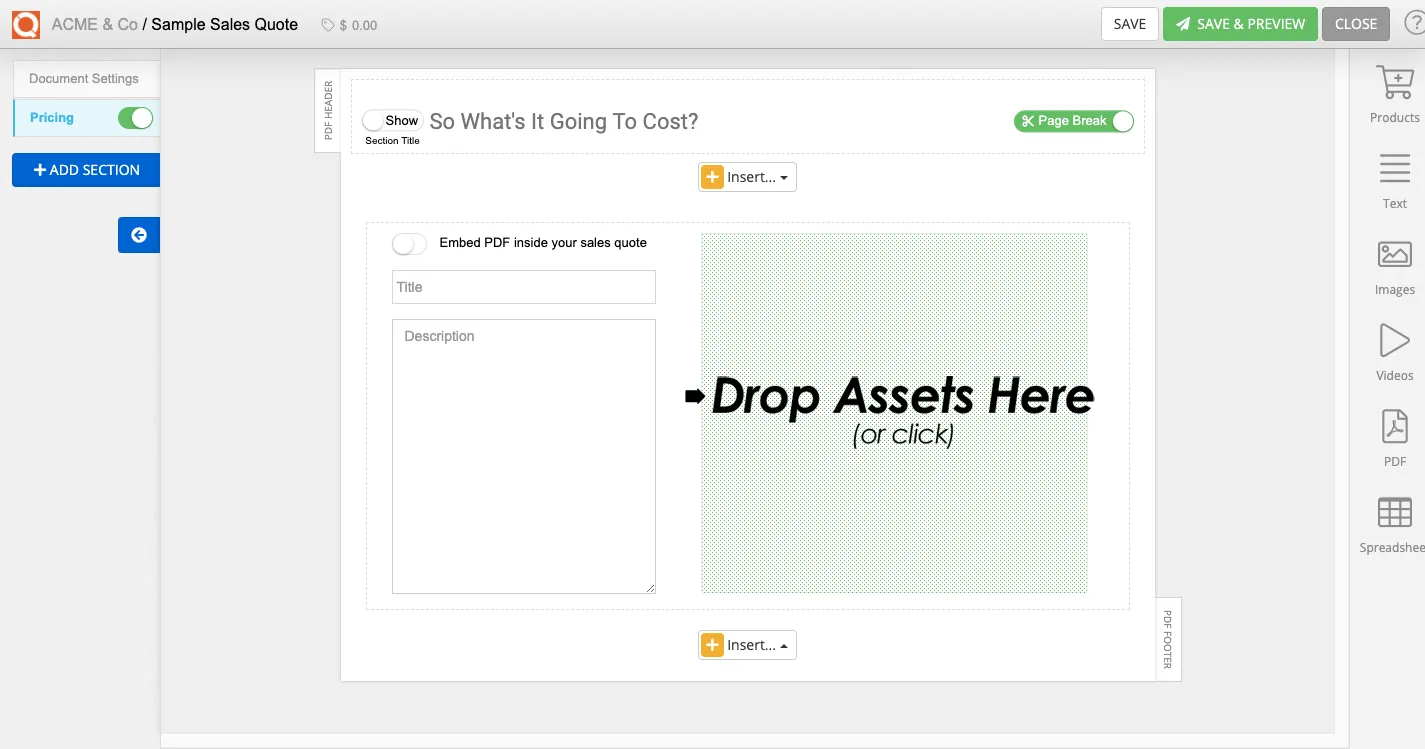 QuoteCloud - Sales Quote, Sales Proposal and Contracts Software - Inserting/Embedding Ad-hoc PDF Files (Java Edition) - illustration b84fb6a5-c232-4c5d-9c39-ac1aa4e3a0db