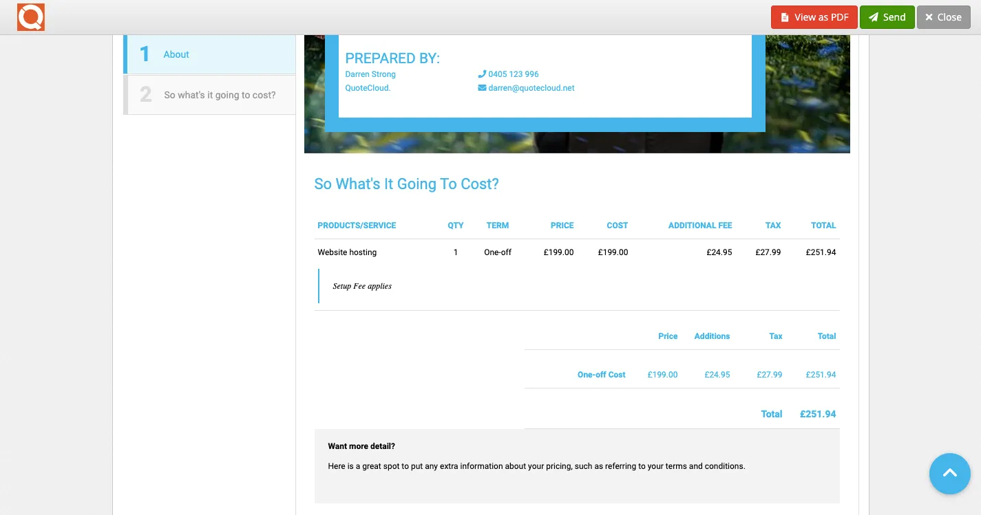 QuoteCloud - Sales Quote, Sales Proposal and Contracts Software - Change the Currency of a Sales Quote (Java Edition) - illustration f8feee26-49a1-4050-b5ee-4b0daf2a4aba