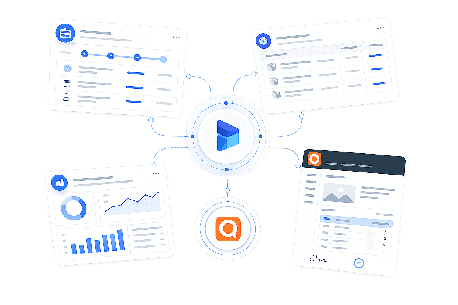 QuoteCloud - Sales Quote, Sales Proposal and Contracts Software - All Integrations - illustration c91f8e14-2138-457f-adf2-be4df697123a