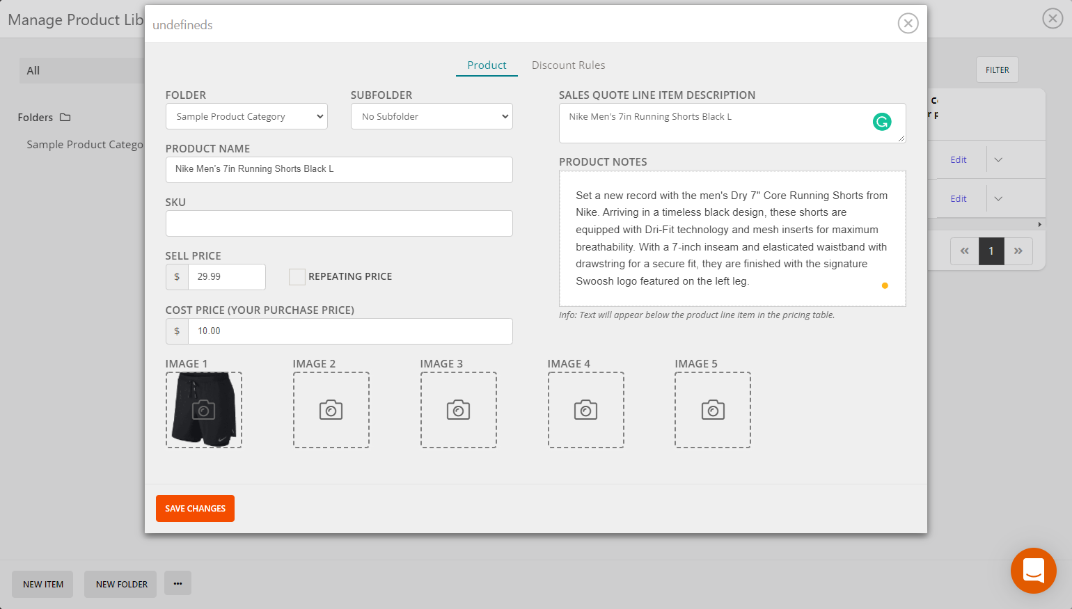 QuoteCloud - Sales Quote, Sales Proposal and Contracts Software - Add a Product to your Product Catalogue (Java Edition) - illustration 9c4978cc-dcbb-4df8-b233-c07787cb7a68