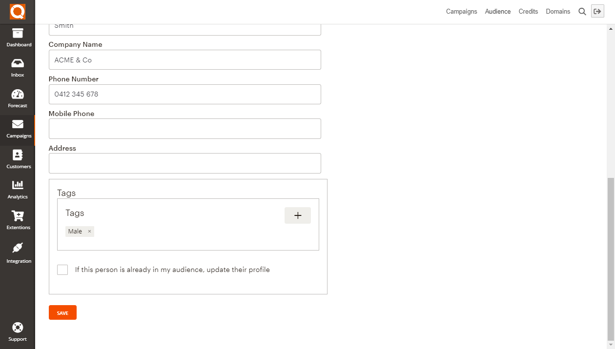 QuoteCloud - Sales Quote, Sales Proposal and Contracts Software - Email Marketing - Create an Audience (Java Edition) - illustration 7b66116a-b784-4e6b-9e0a-79b960384de3
