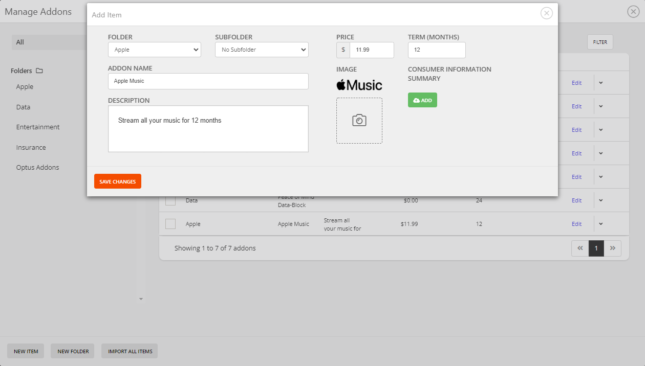 QuoteCloud - Sales Quote, Sales Proposal and Contracts Software - Managing and Assigning Add-ons for Plans (Java Edition) - illustration 49607c70-87a3-4f58-af16-26529e573e49