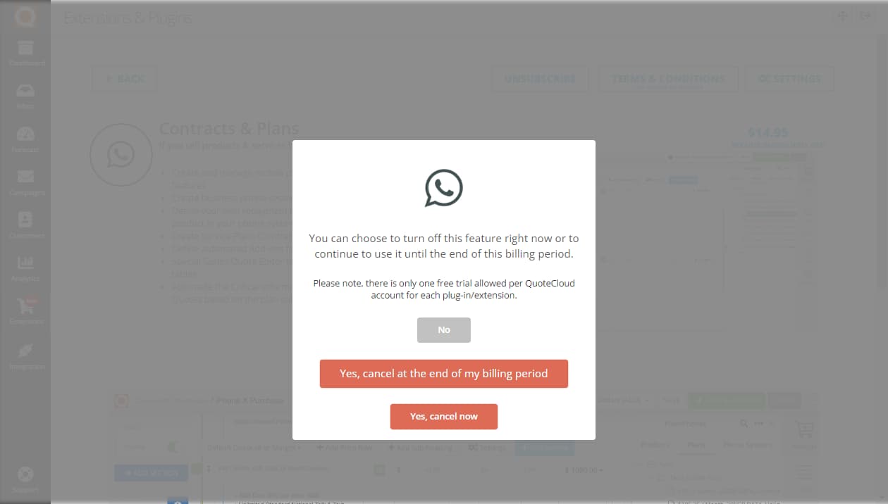 QuoteCloud - Sales Quote, Sales Proposal and Contracts Software - How to Remove a Plugin (Software Extension) (Java Edition) - illustration 09c5dfa7-e130-4940-933a-3efdaaedbb6a