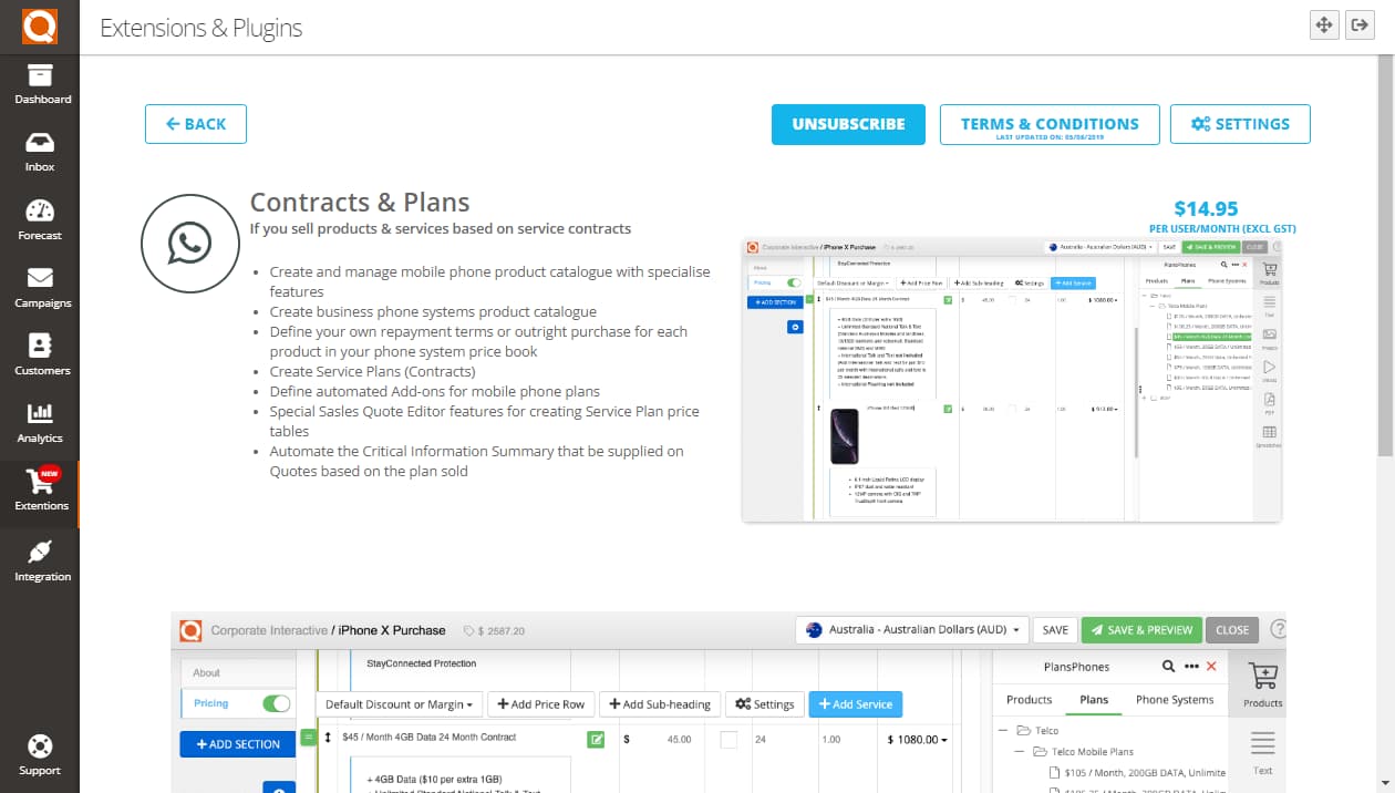 QuoteCloud - Sales Quote, Sales Proposal and Contracts Software - How to Remove a Plugin (Software Extension) (Java Edition) - illustration b8170300-45af-4621-b503-b5d27170f63d