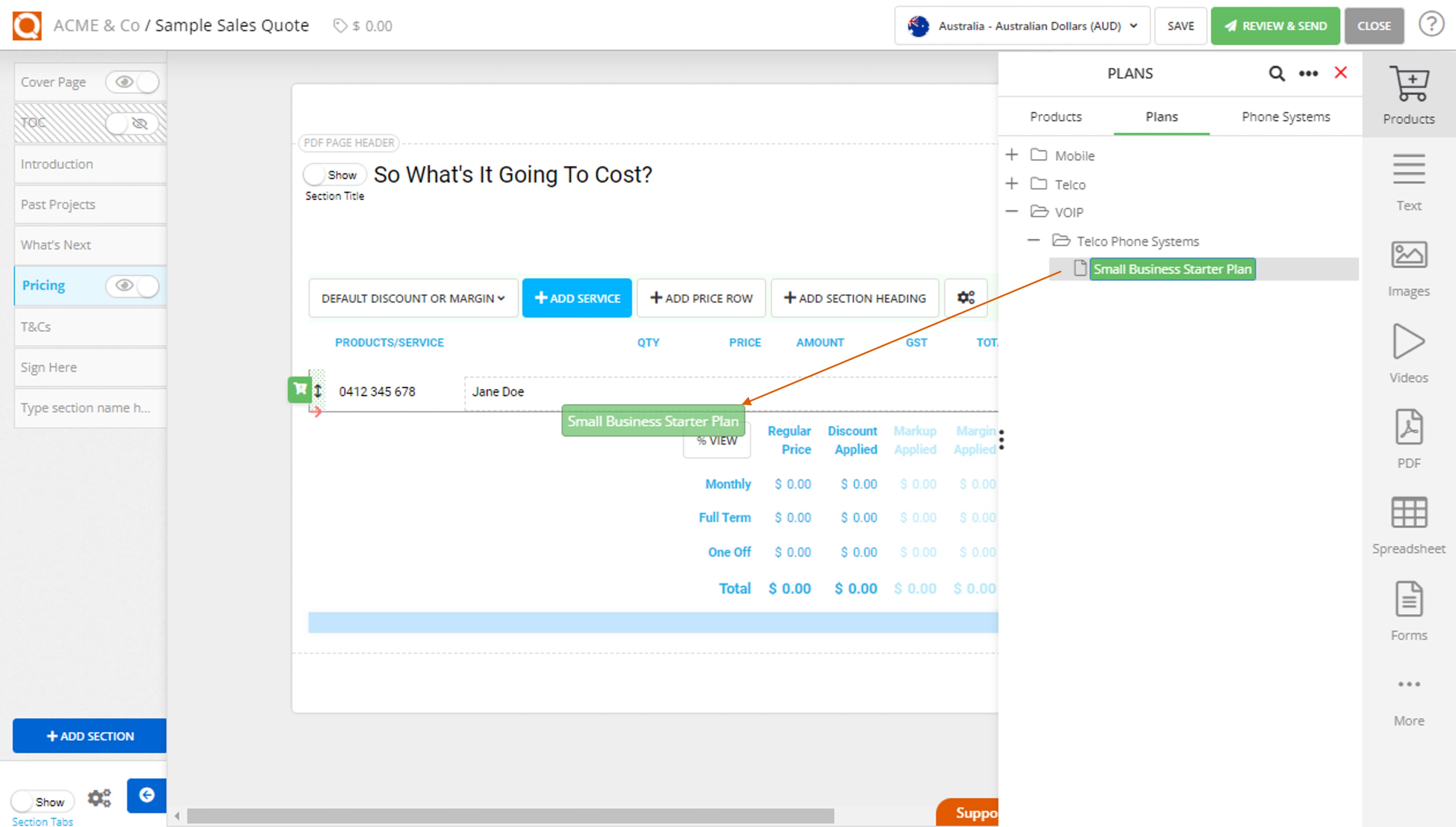 QuoteCloud - Sales Quote, Sales Proposal and Contracts Software - Creating a Sales Quote for Business Phone Systems (Java Edition) - illustration 8ca456e3-dad1-48e1-a799-b94a2239cf8f