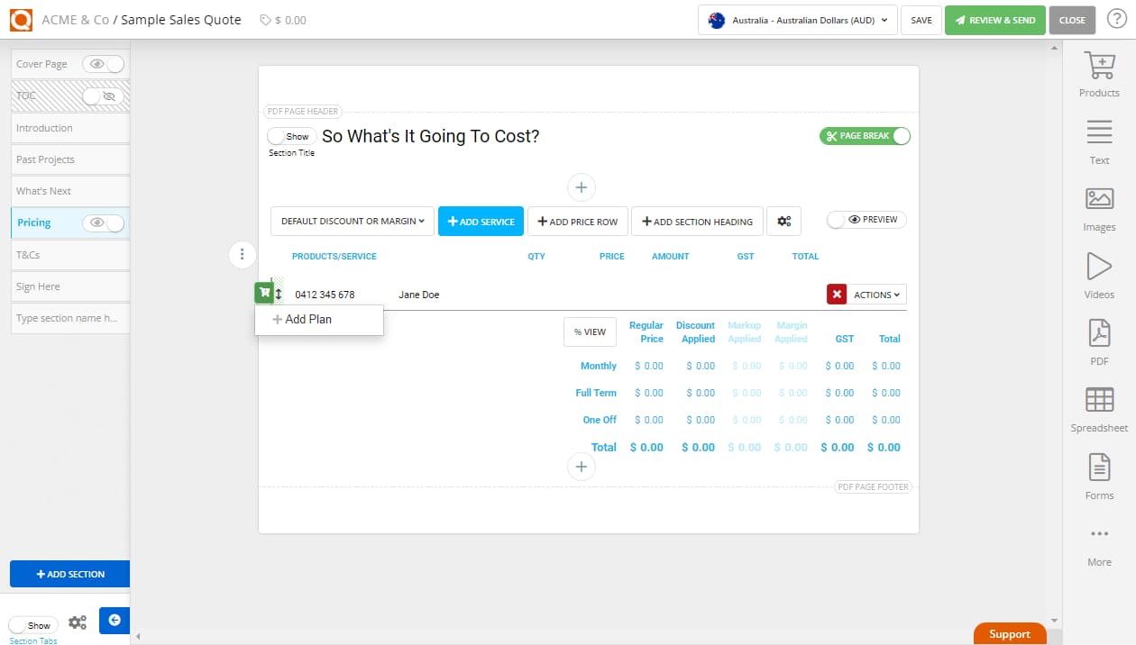 QuoteCloud - Sales Quote, Sales Proposal and Contracts Software - Creating a Sales Quote for Business Phone Systems (Java Edition) - illustration 7e79d081-5a85-4508-bbf7-55ab1d2240c9