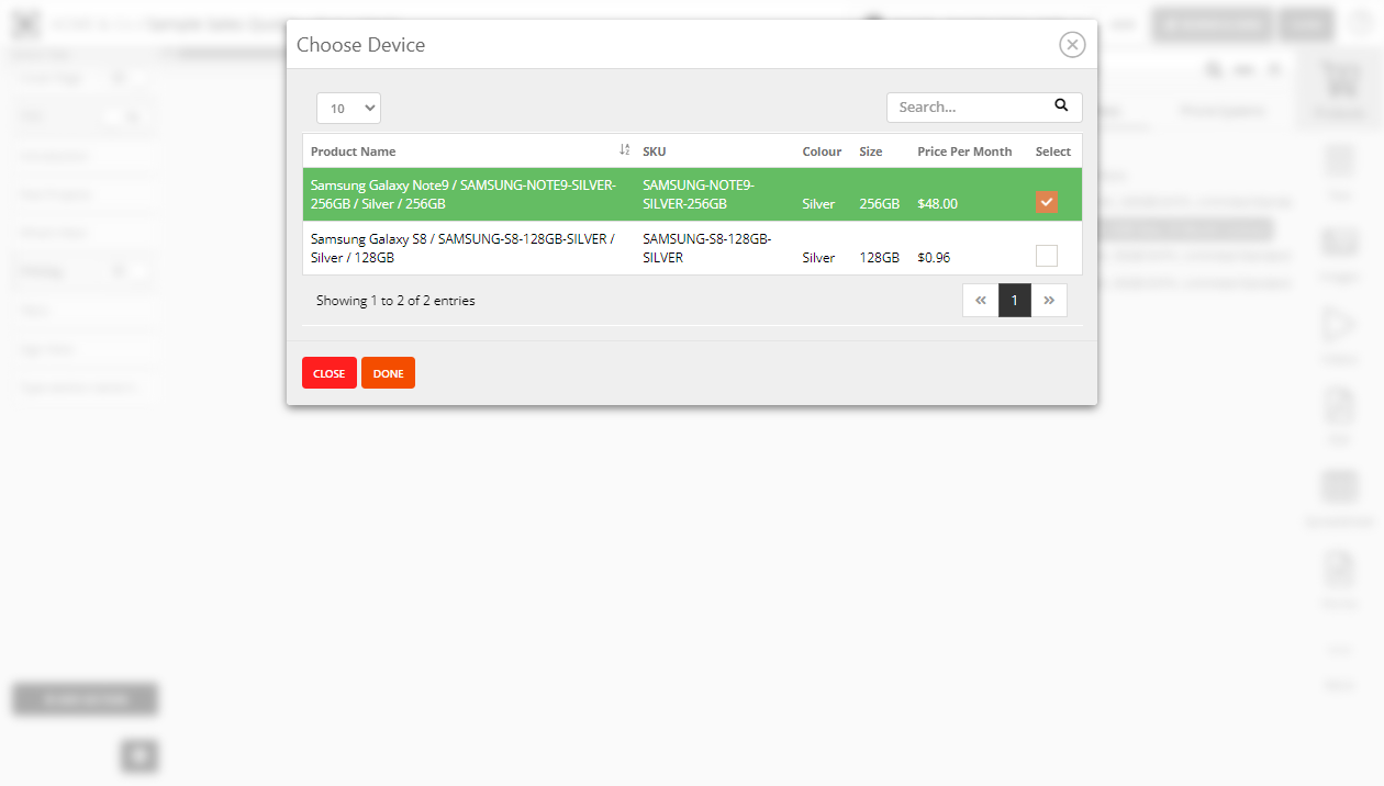 QuoteCloud - Sales Quote, Sales Proposal and Contracts Software - Create a Sales Quote for a Mobile Device (Java Edition) - illustration 58fb748e-72e4-4f22-b1df-310d17e366c3