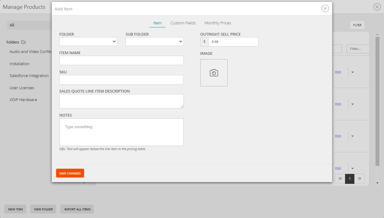 QuoteCloud - Sales Quote, Sales Proposal and Contracts Software - Managing your Product Catalogue of Phone System Hardware & Licenses (Java Edition) - illustration b9b8c694-0799-4c80-83c6-69c2026e19f0