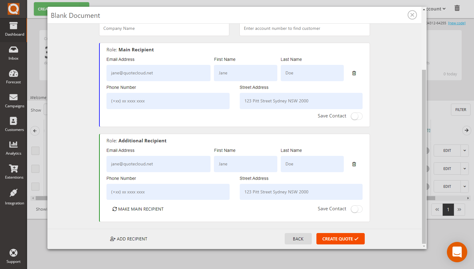 QuoteCloud - Sales Quote, Sales Proposal and Contracts Software - Creating Your First Proposal (Java Edition) - illustration 1bf4b99d-e20c-4408-819c-6277e97404de