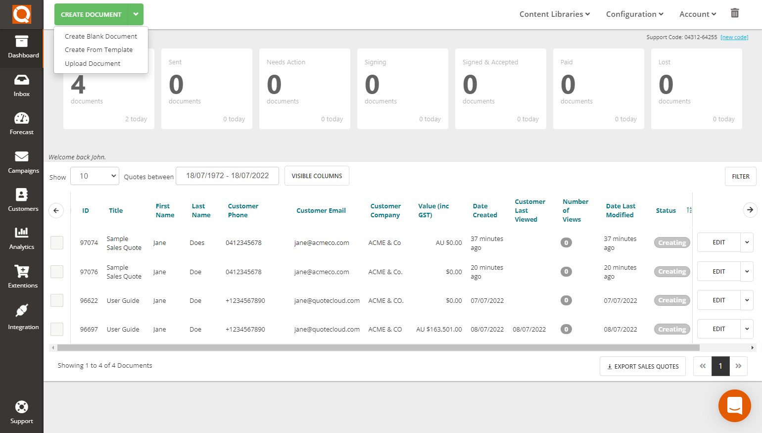 QuoteCloud - Sales Quote, Sales Proposal and Contracts Software - Creating Your First Proposal (Java Edition) - illustration 78c2fa6c-be7d-409f-9ffa-66afb72f6dc8