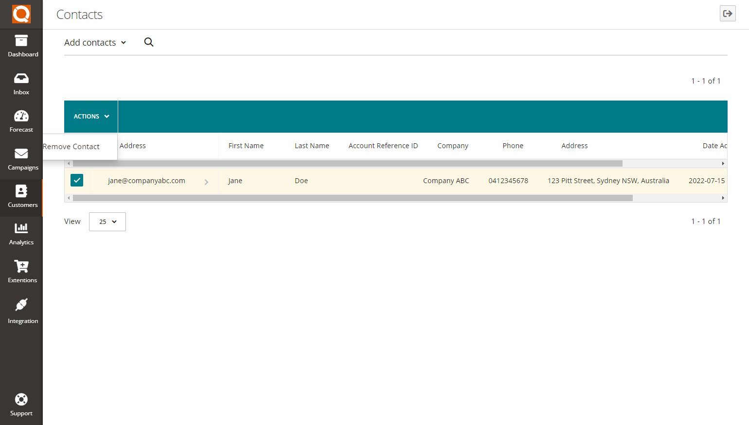 QuoteCloud - Sales Quote, Sales Proposal and Contracts Software - Customer Address Book (Java Edition) - illustration aadb84d2-f7b7-45e9-a0fa-f937962187d1