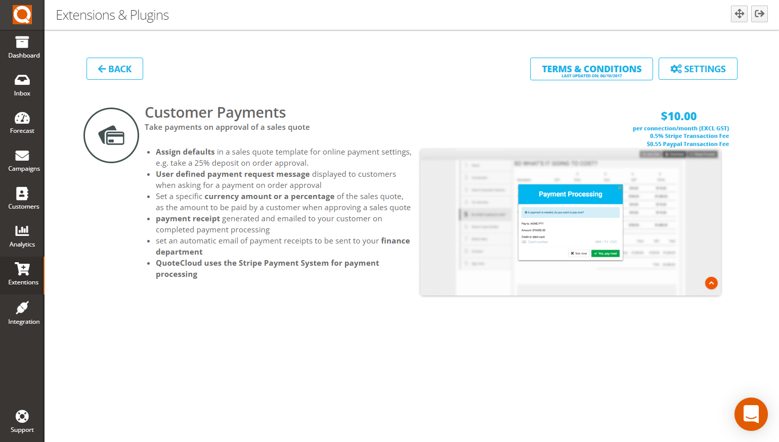 QuoteCloud - Sales Quote, Sales Proposal and Contracts Software - Customer Payments (Java Edition) - illustration a379e196-cb4a-4873-89fc-09dafa94b4c6