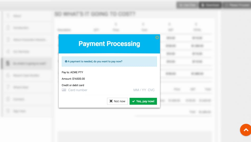 QuoteCloud - Sales Quote, Sales Proposal and Contracts Software - Customer Payments (Java Edition) - illustration 5eafa86a-0684-42ac-8101-6b0a4c410624