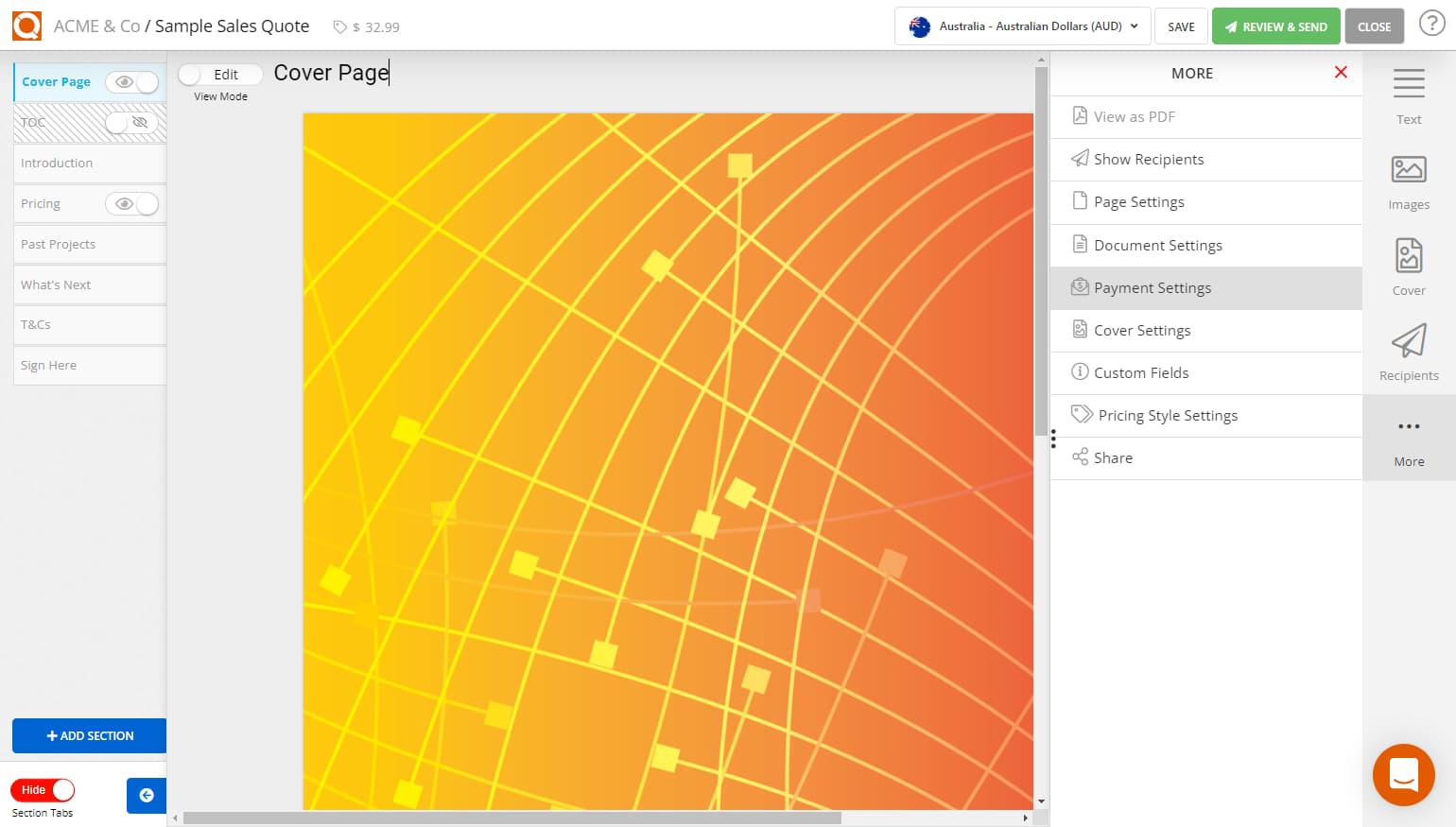QuoteCloud - Sales Quote, Sales Proposal and Contracts Software - Customer Payments (Java Edition) - illustration 5543aae6-f26b-4b83-9a48-20e1ad0ae9b2