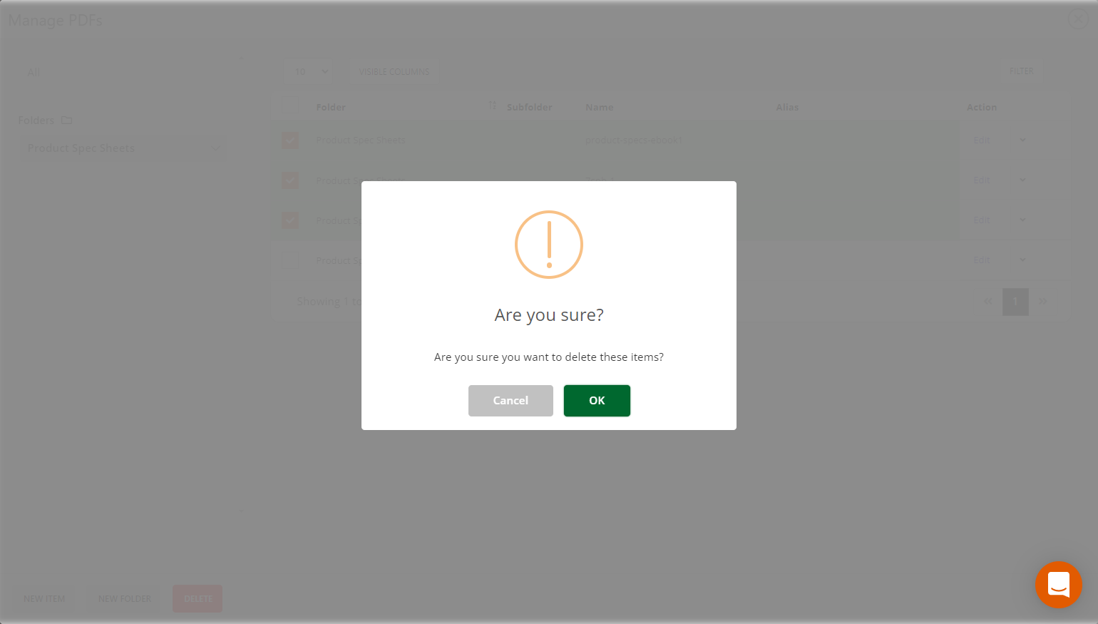 QuoteCloud - Sales Quote, Sales Proposal and Contracts Software - Deleting PDF documents from your PDF Content Library (Java Edition) - illustration 4961f44f-0f22-474e-9968-9b7f46859d14