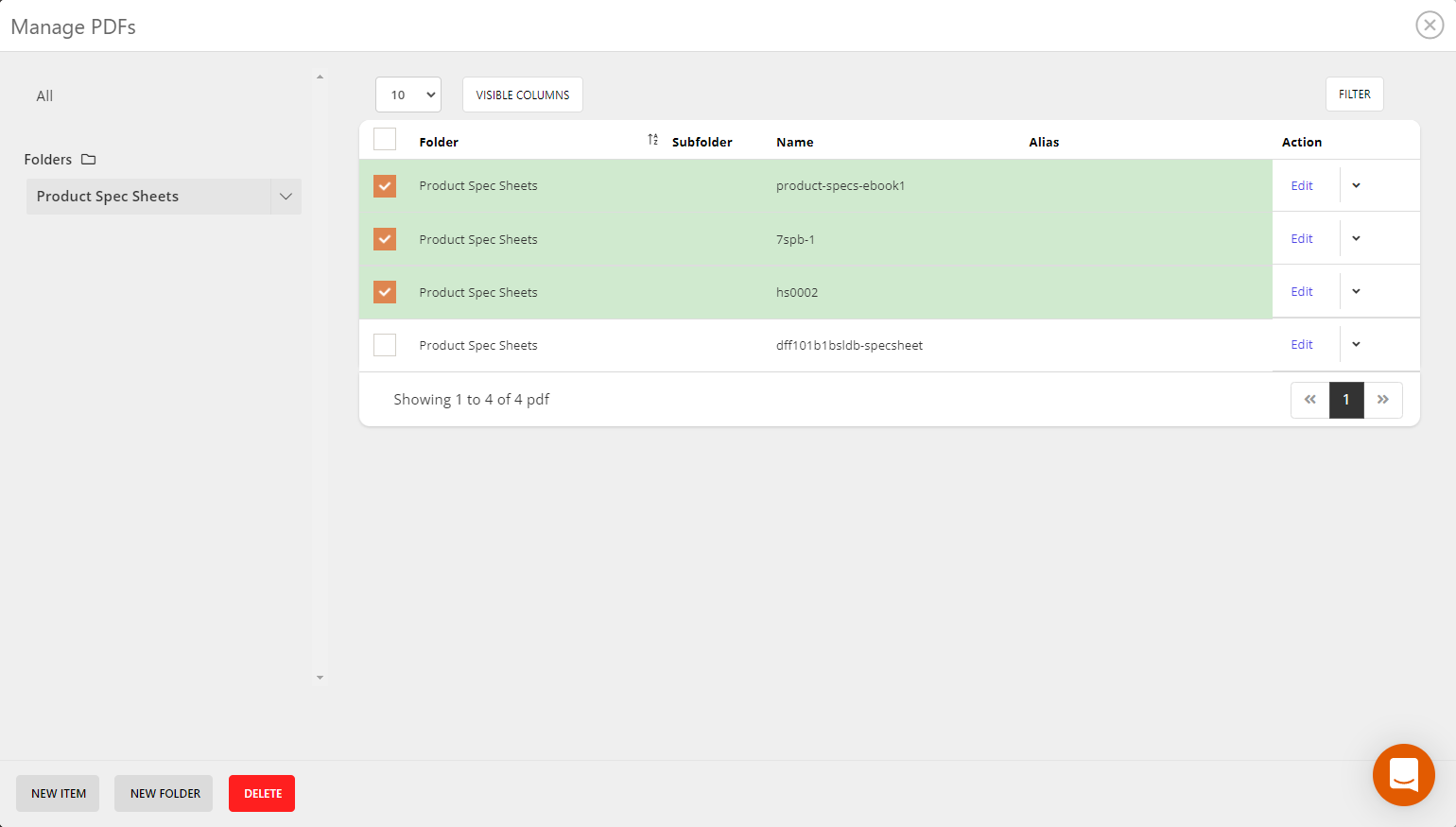 QuoteCloud - Sales Quote, Sales Proposal and Contracts Software - Deleting PDF documents from your PDF Content Library (Java Edition) - illustration d1762ddf-ccdc-4351-a2c4-fdb6010655a9