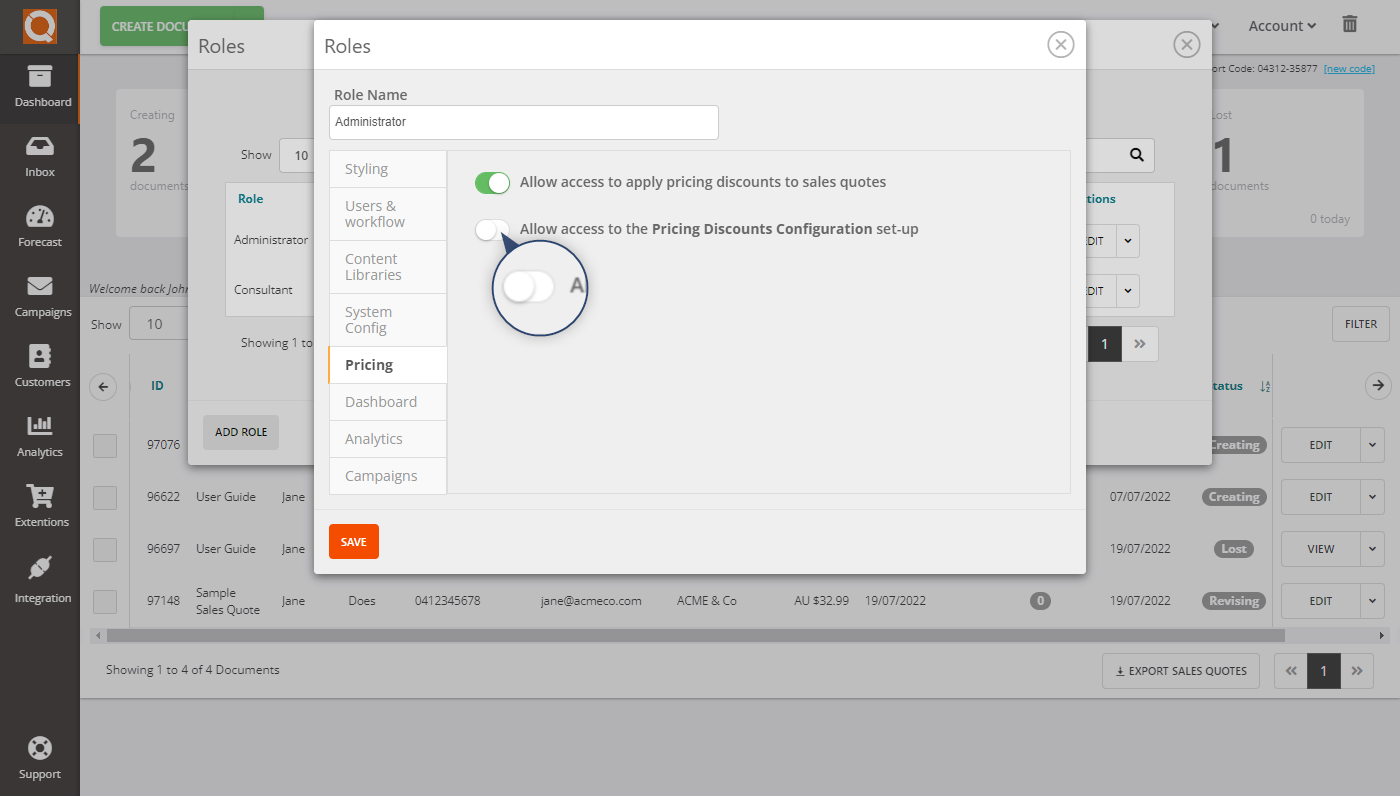 QuoteCloud - Sales Quote, Sales Proposal and Contracts Software - Disabling Discounting in Sales Quotes (Java Edition) - illustration 2fc4f1ef-a2ef-4f7c-b24c-3866db51bb63