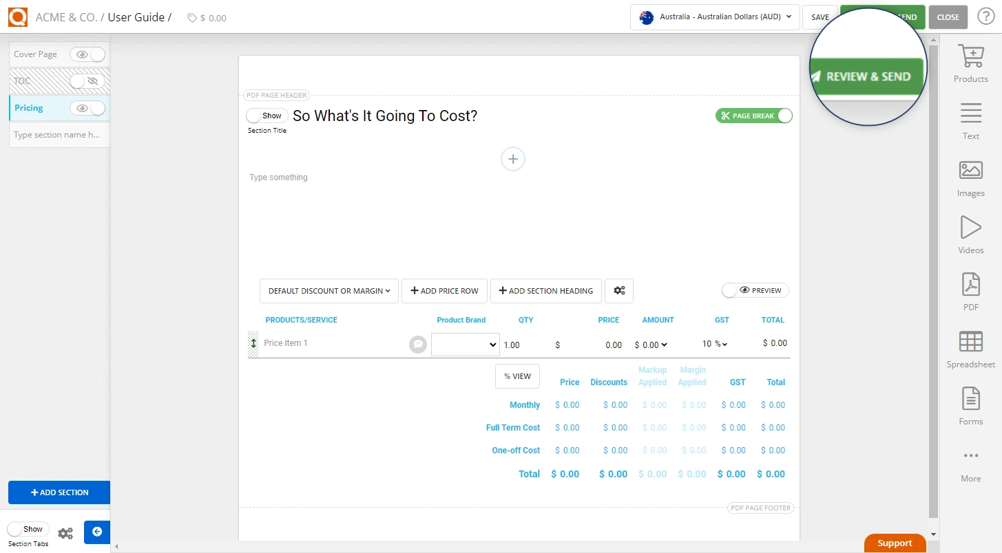 QuoteCloud - Sales Quote, Sales Proposal and Contracts Software - Introducing The Sales Quote Editor - illustration b334e6b6-01f2-45b2-815a-03d5f29e6632