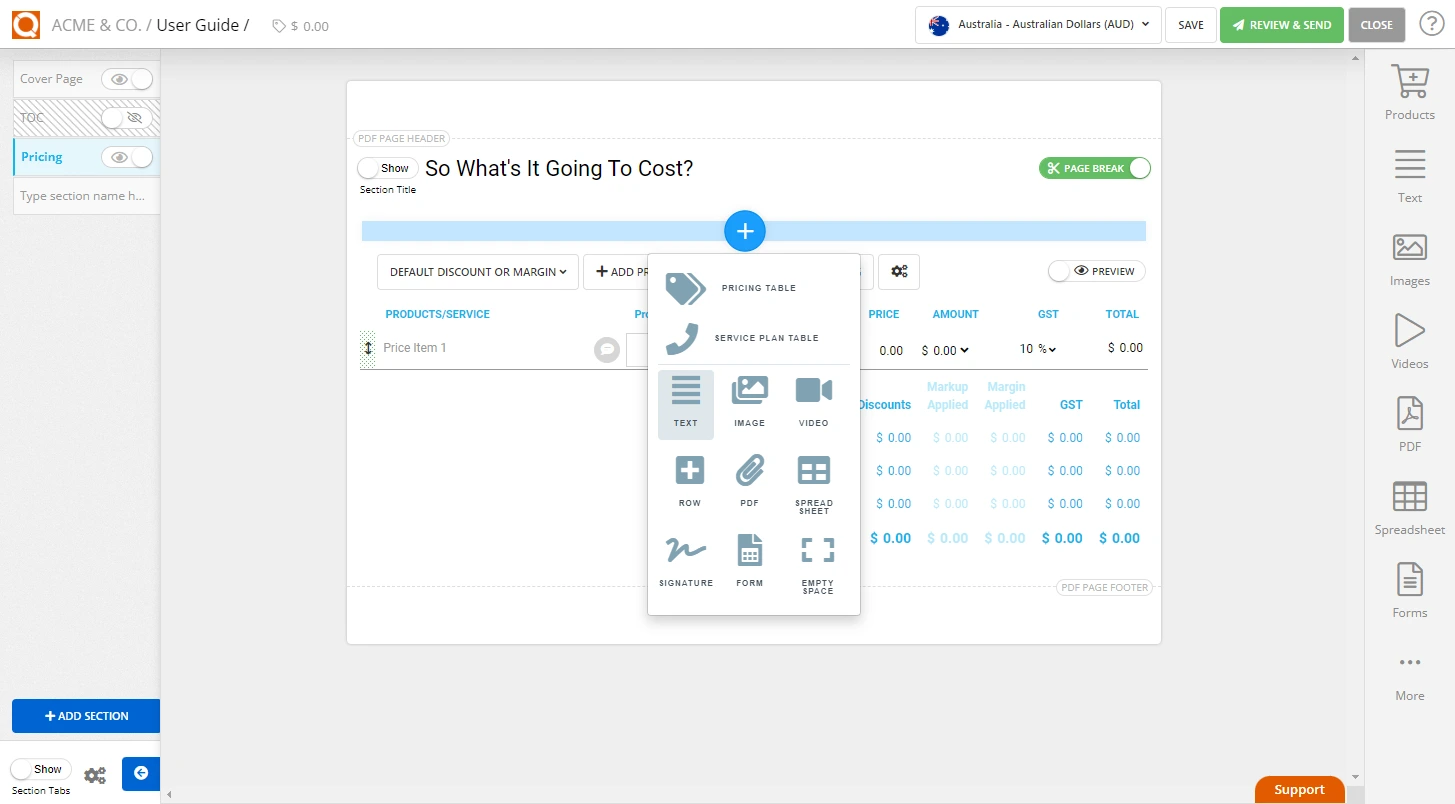 QuoteCloud - Sales Quote, Sales Proposal and Contracts Software - Introducing The Sales Quote Editor (Java Edition) - illustration 9ca31e57-b3de-485b-a040-7d520ff19efa