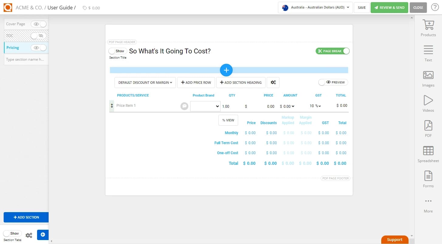 QuoteCloud - Sales Quote, Sales Proposal and Contracts Software - Introducing The Sales Quote Editor (Java Edition) - illustration 338652af-c167-4ce7-9464-004265ded3cd