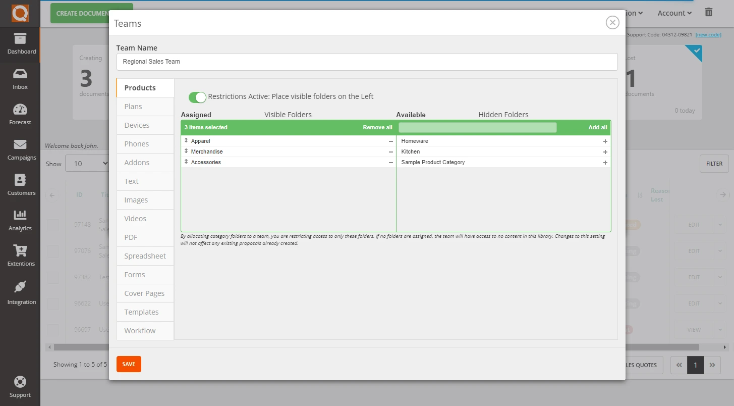 QuoteCloud - Sales Quote, Sales Proposal and Contracts Software - Managing Sales Teams (Java Edition) - illustration c97ea3f6-044d-4690-ac9e-ae9131967b3e
