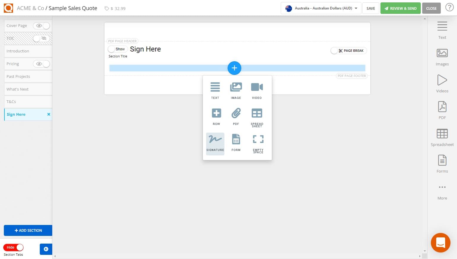 QuoteCloud - Sales Quote, Sales Proposal and Contracts Software - QuoteCloud e-Signatures (Java Edition) - illustration 4d057479-2328-4469-8950-2d5bf8b8bfee
