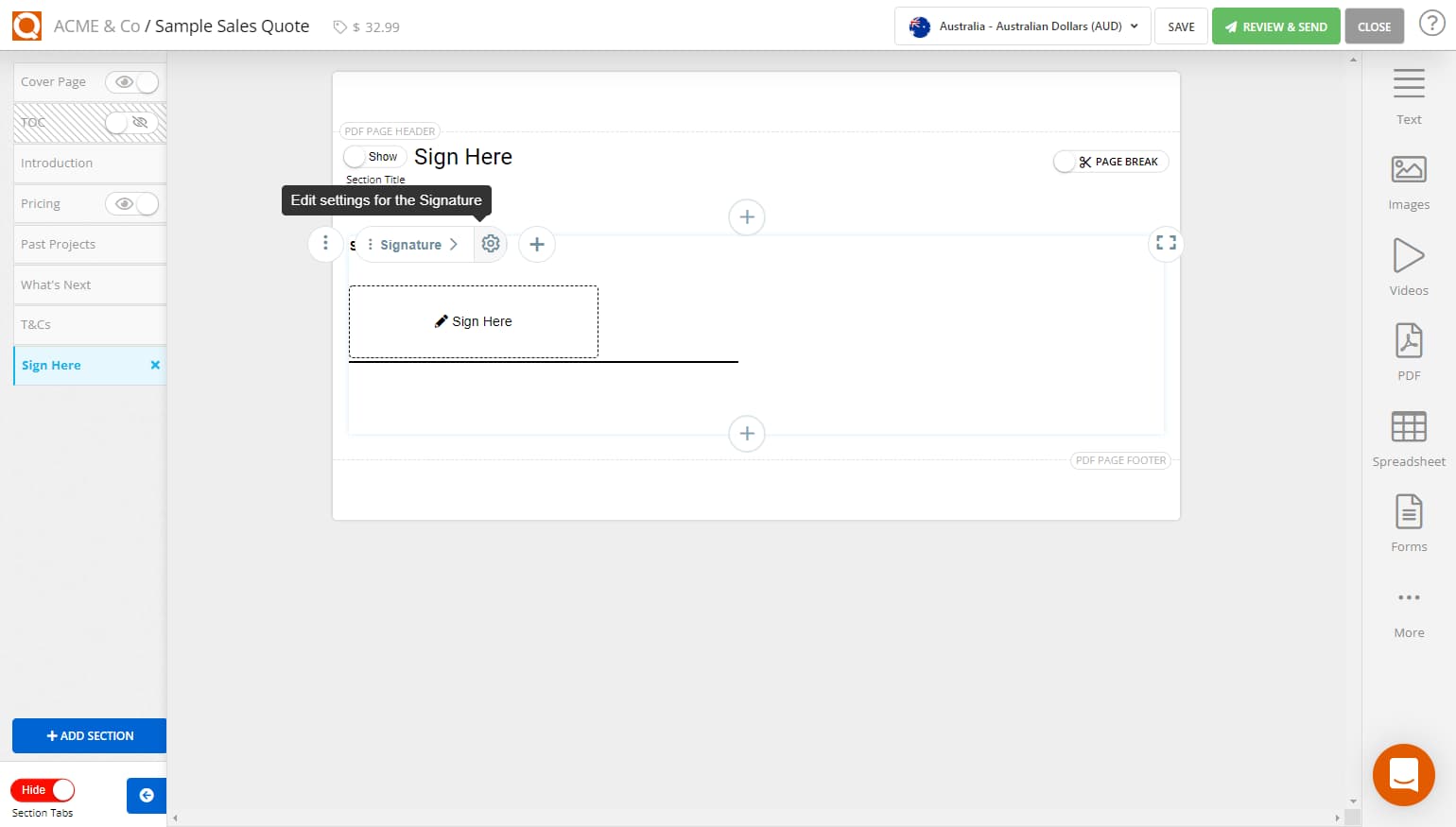 QuoteCloud - Sales Quote, Sales Proposal and Contracts Software - QuoteCloud e-Signatures (Java Edition) - illustration 6df38408-2de6-419c-a84f-aabbc18b0863