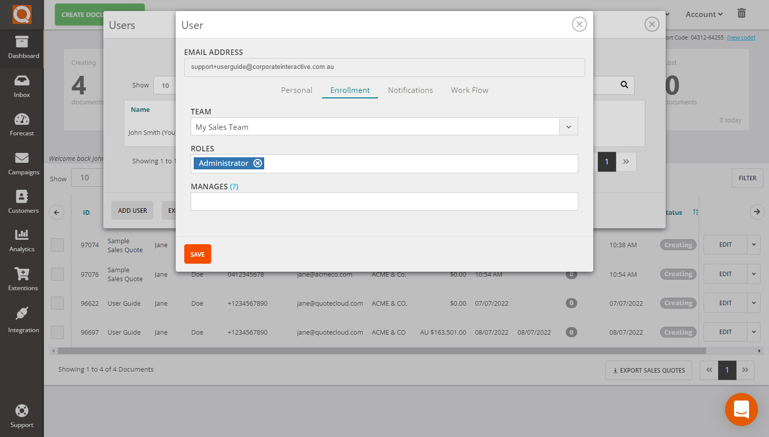 QuoteCloud - Sales Quote, Sales Proposal and Contracts Software - Spreadsheet Library (Java Edition) - illustration b8a31659-d641-4997-8145-9b9db620a346