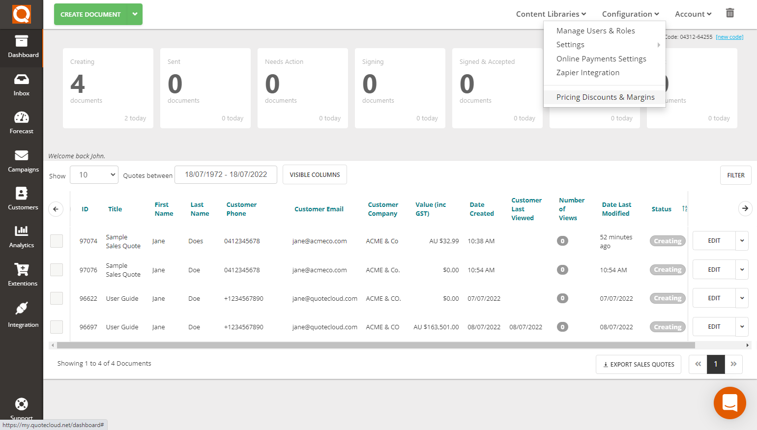QuoteCloud - Sales Quote, Sales Proposal and Contracts Software - What Are Profit Margins & Discounts Used For? (Java Edition) - illustration 82021faf-c4d8-4b1a-b651-37ac53048c11