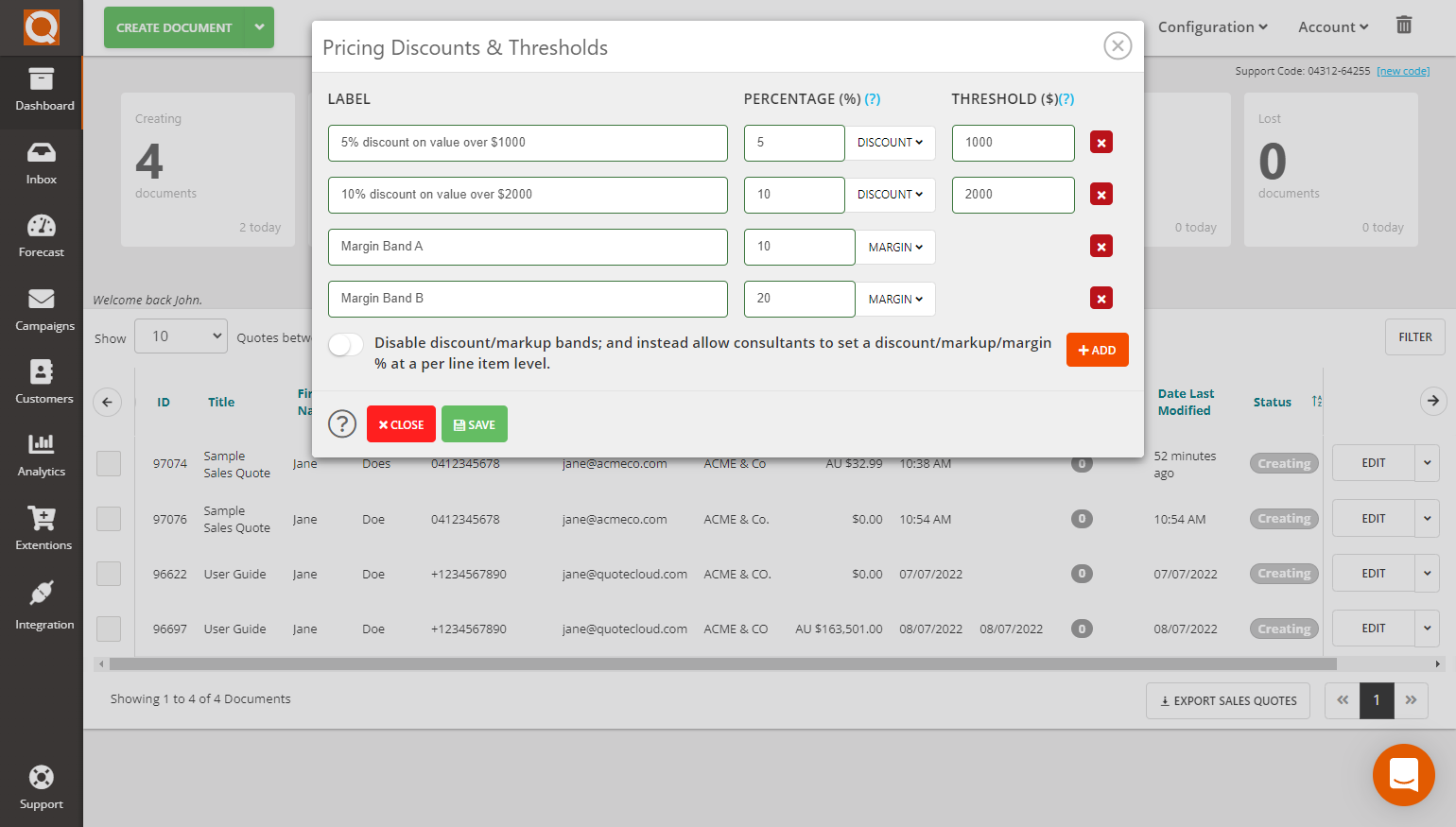 QuoteCloud - Sales Quote, Sales Proposal and Contracts Software - What Are Profit Margins & Discounts Used For? (Java Edition) - illustration 89457a87-fadb-440b-809c-9f4db26555cb