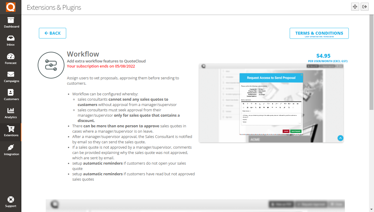 QuoteCloud - Sales Quote, Sales Proposal and Contracts Software - Installing the QuoteCloud Workflow Plugin - illustration 400a58fc-9b6b-47e5-a9d1-922297255117