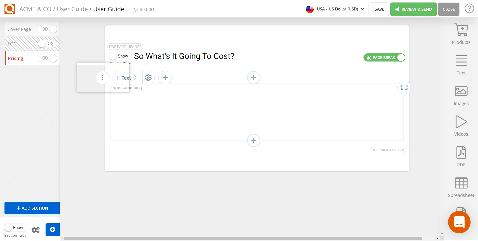 QuoteCloud - Sales Quote, Sales Proposal and Contracts Software - Add background images to Rows and Columns (Java Edition) - illustration 59263619-5435-4ce0-b6ff-0e22f6033023