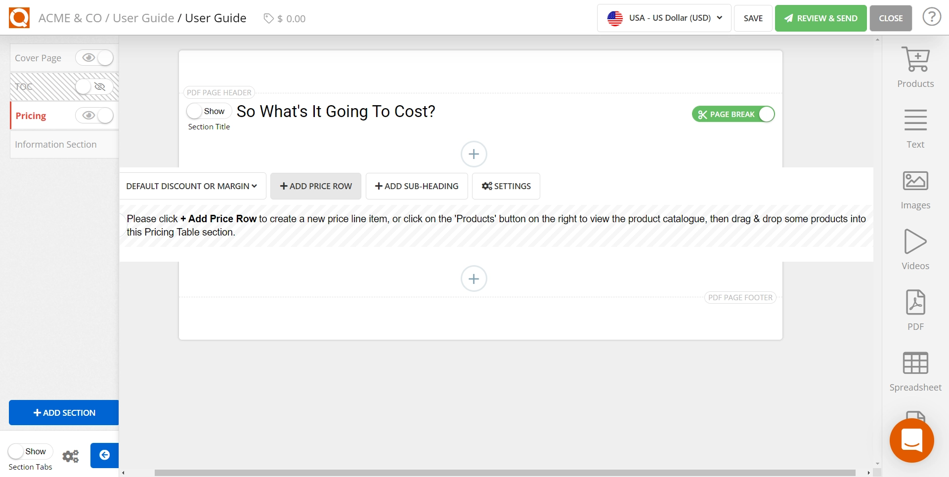 QuoteCloud - Sales Quote, Sales Proposal and Contracts Software - Adding Notes (Additional Formatted Content) to a Price Line Item (Java Edition) - illustration 29b659c5-dbeb-4212-9bfa-ae0a8626a32c