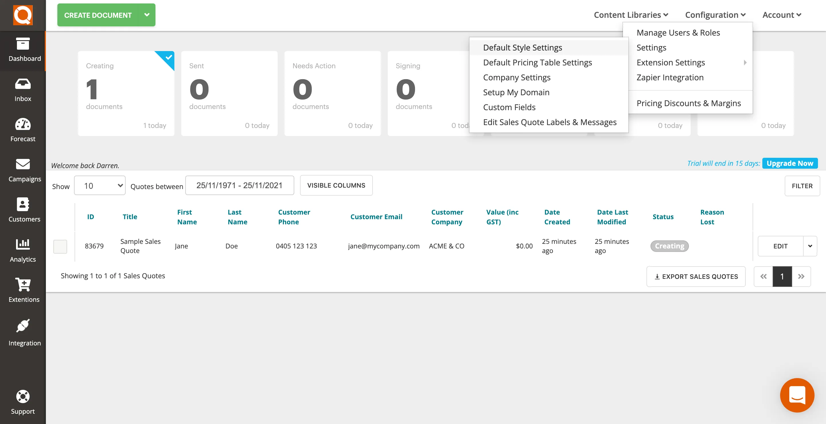 QuoteCloud - Sales Quote, Sales Proposal and Contracts Software - Setting the Default Table Style used in Text Content Blocks - illustration 97f6e0e5-8f92-42e3-a9ea-70da8c32feab