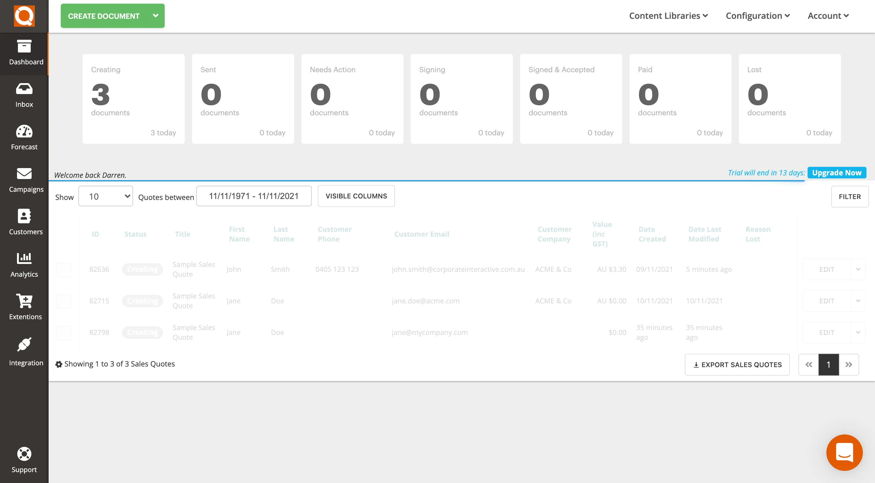 QuoteCloud - Sales Quote, Sales Proposal and Contracts Software - How To Login To QuoteCloud (Java Edition) - illustration 6bdfa15e-ba14-4552-b270-a1db6c54e40b