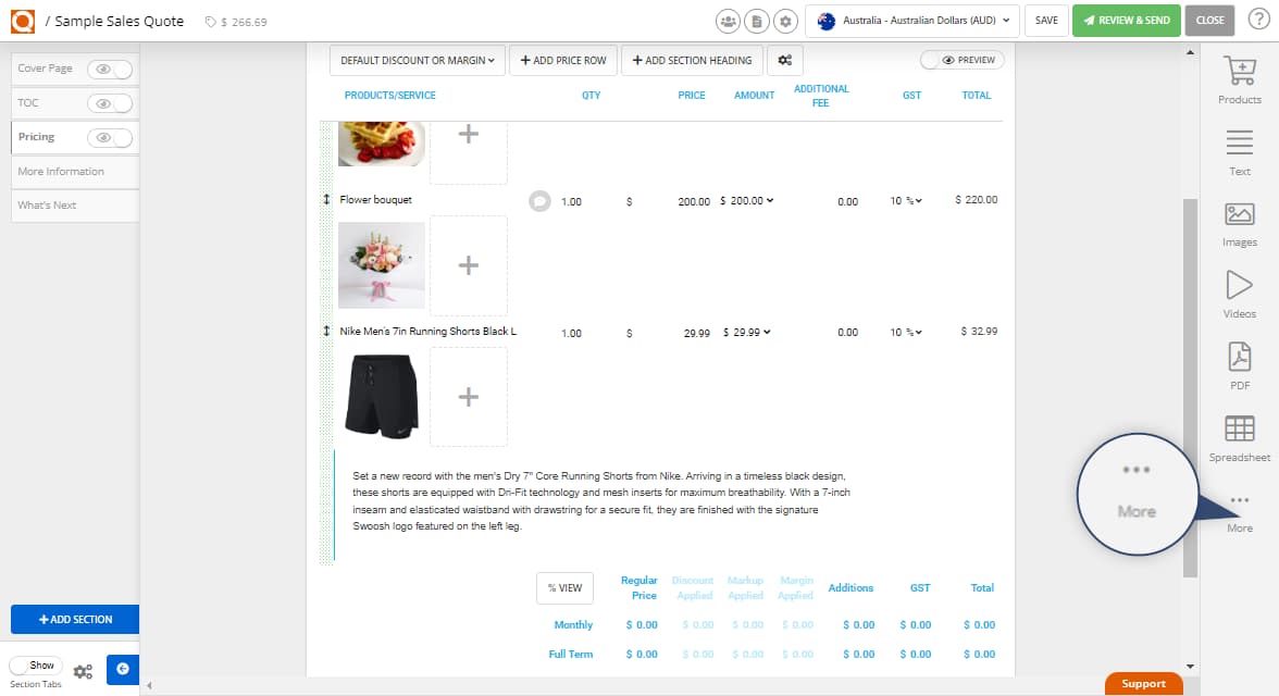 QuoteCloud - Sales Quote, Sales Proposal and Contracts Software - How To Change The Document Title And Sub-Title In A Sales Quote (Java Edition) - illustration cfa285ab-c77b-44e1-ba95-5823846e05be