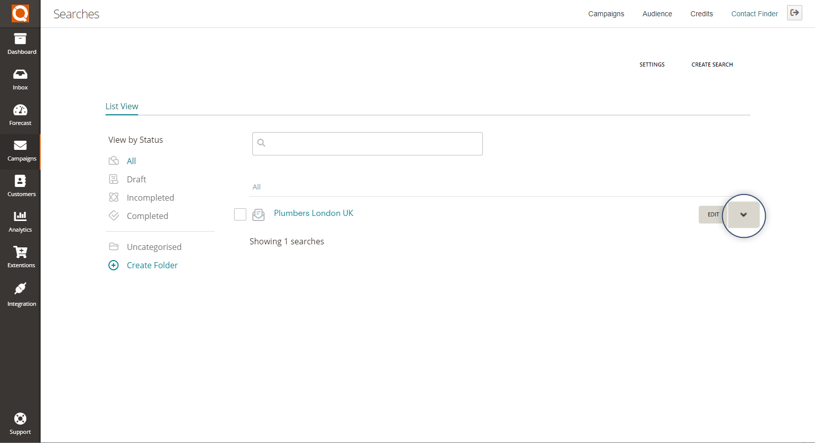 QuoteCloud - Sales Quote, Sales Proposal and Contracts Software - Contact Finder Plugin - How To Create A New Search Campaign (Java Edition) - illustration a4c7a2cc-a955-42c3-8ede-2462239c1762