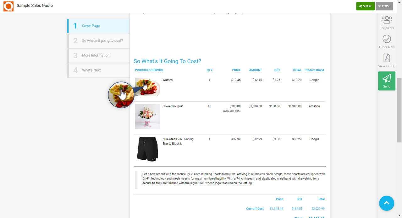 QuoteCloud - Sales Quote, Sales Proposal and Contracts Software - How to Add a Hyperlink to a Product Image in a Sales Quote Price Table (Java Edition) - illustration a8b54038-2c4e-49d8-b2ae-1a80263a74ad