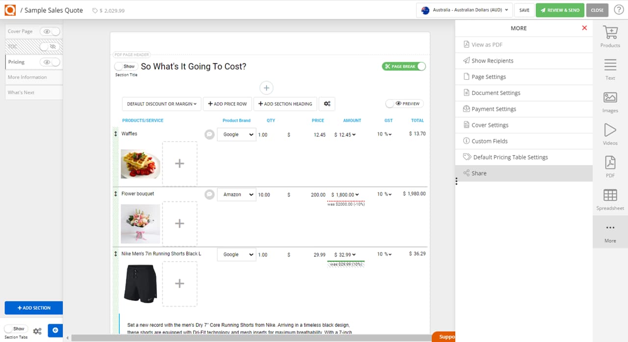 QuoteCloud - Sales Quote, Sales Proposal and Contracts Software - How To Create A Link to Share Your Sales Quote With A Customer (Java Edition) - illustration 697961aa-8ccf-49f3-91ea-25f0bdf26412