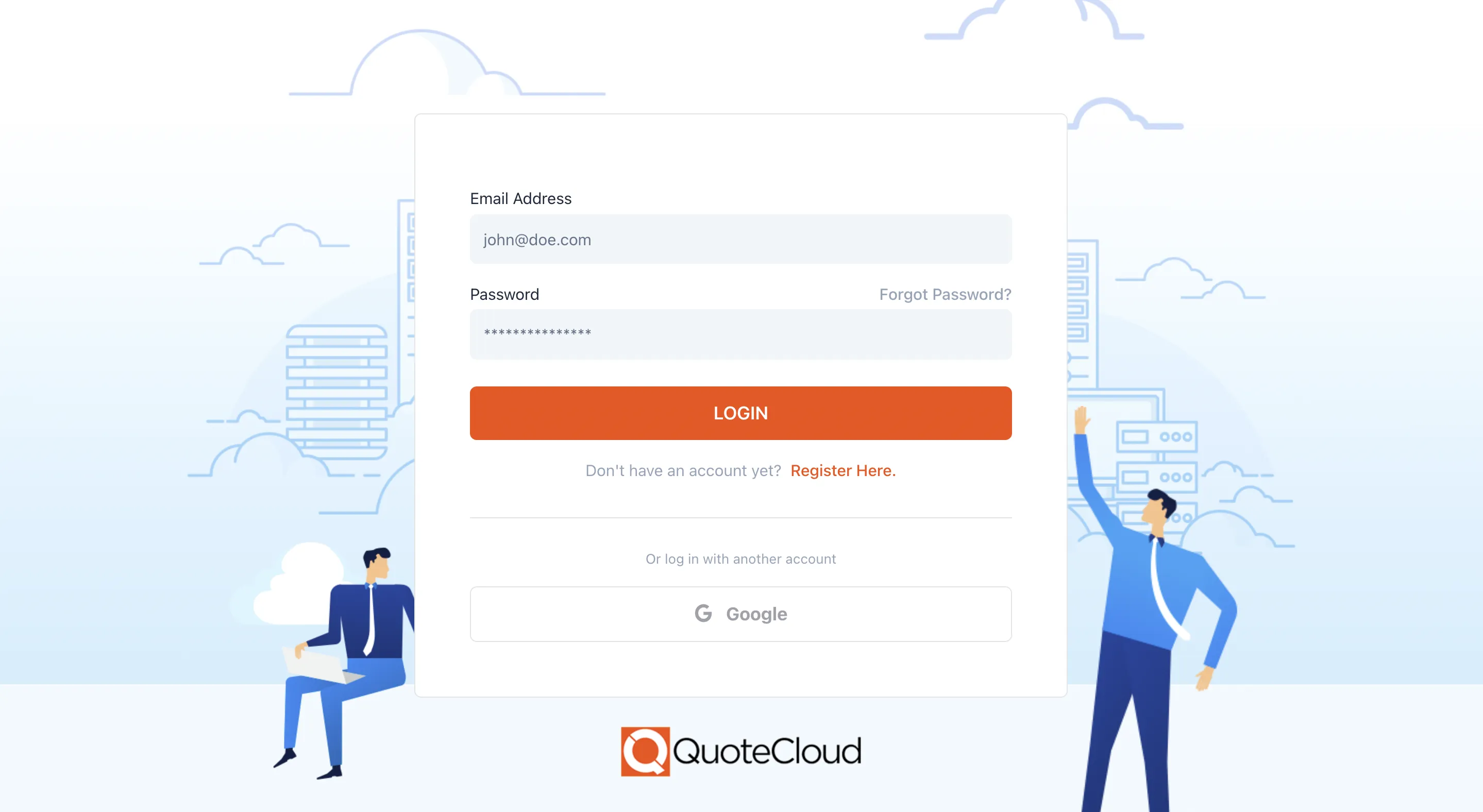 QuoteCloud - Sales Quote, Sales Proposal and Contracts Software - Forgot Your Password? (Java Edition) - illustration 76eec54e-bef3-42f3-b212-4d8633147e9c
