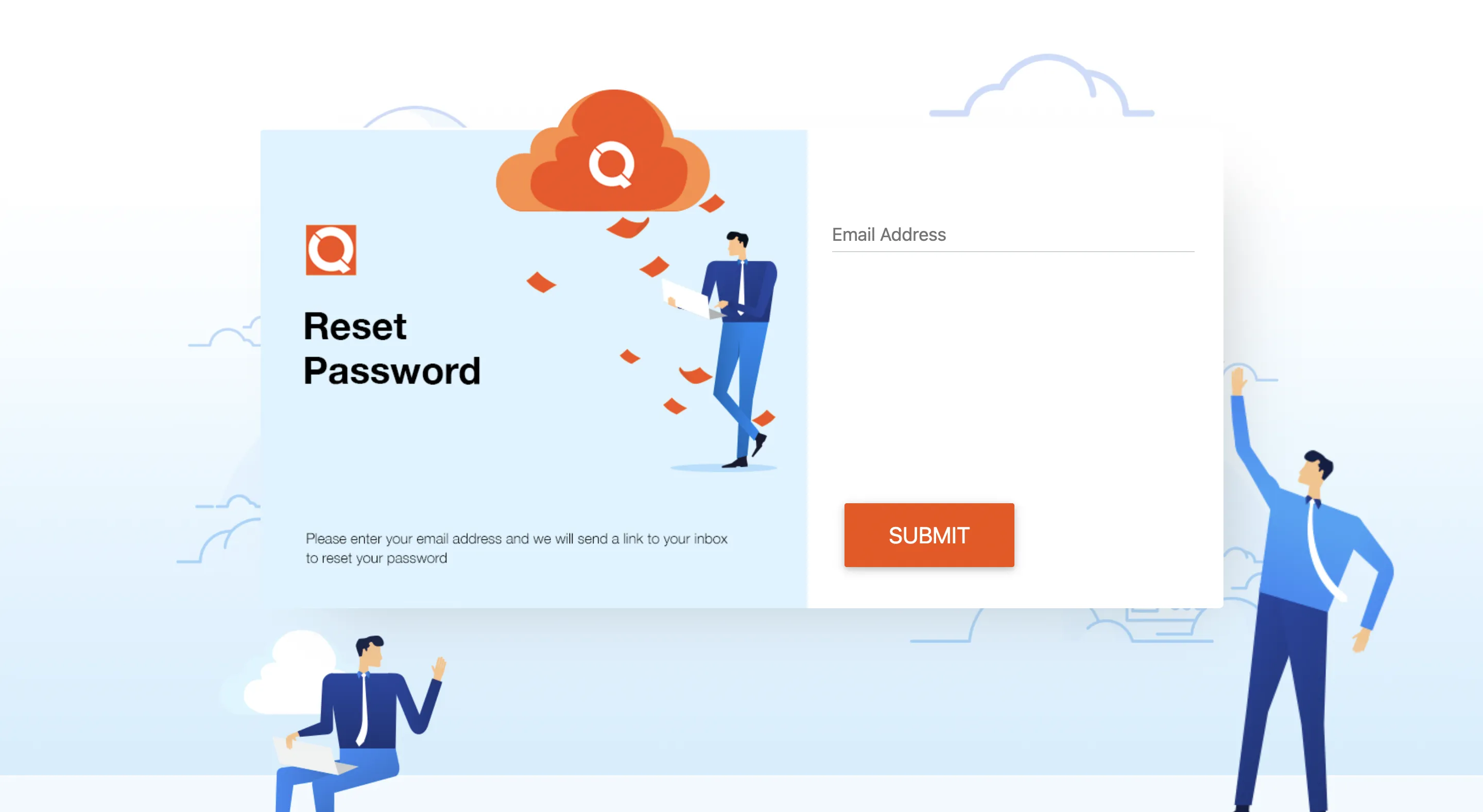 QuoteCloud - Sales Quote, Sales Proposal and Contracts Software - Forgot Your Password? (Java Edition) - illustration daaea6e1-9de1-4a4f-9887-4fe5011b09cb
