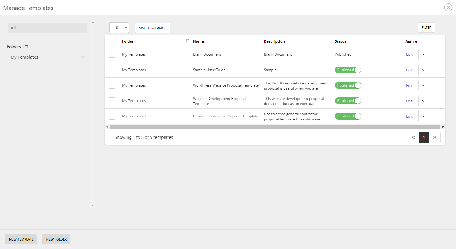 QuoteCloud - Sales Quote, Sales Proposal and Contracts Software - How to Delete a Sales Quote Template (Java Edition) - illustration 64e9fd08-2e87-4b5c-a922-0cc110551b78