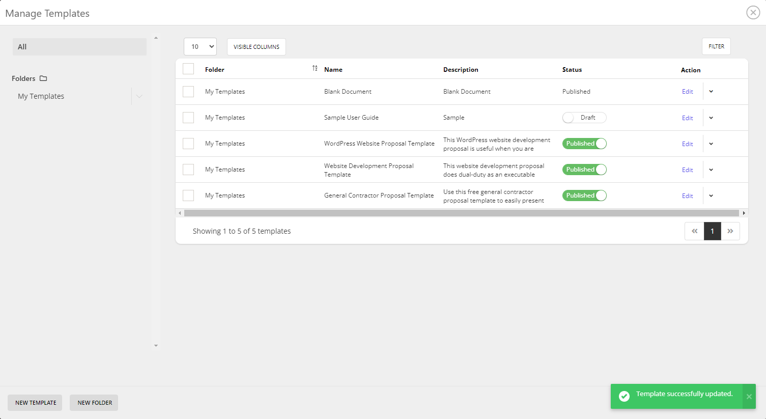 QuoteCloud - Sales Quote, Sales Proposal and Contracts Software - How To Temporarily Remove Access To A Sales Quote Template (Java Edition) - illustration 67f75b58-ae4b-4f67-b83c-136341c7eeb2