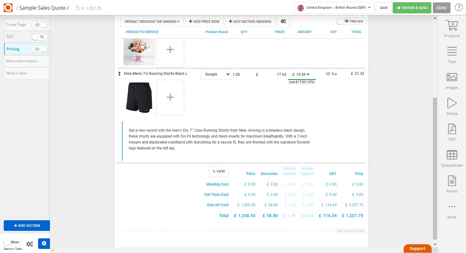 QuoteCloud - Sales Quote, Sales Proposal and Contracts Software - Using the Currency Conversion Tool in QuoteCloud (Java Edition) - illustration 9612f539-bd6a-4fe5-9825-70d4ff32cf97