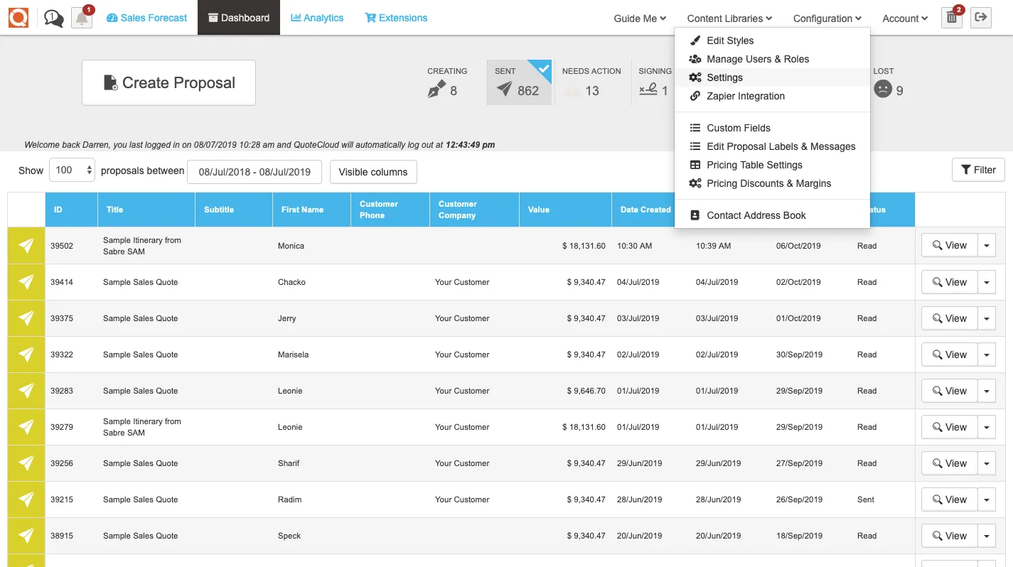 QuoteCloud - Sales Quote, Sales Proposal and Contracts Software - Switch Off the Price Table Repeat Costs Feature (Java Edition) - illustration 7ec91811-3a4d-4606-a4b7-a4023b1db911