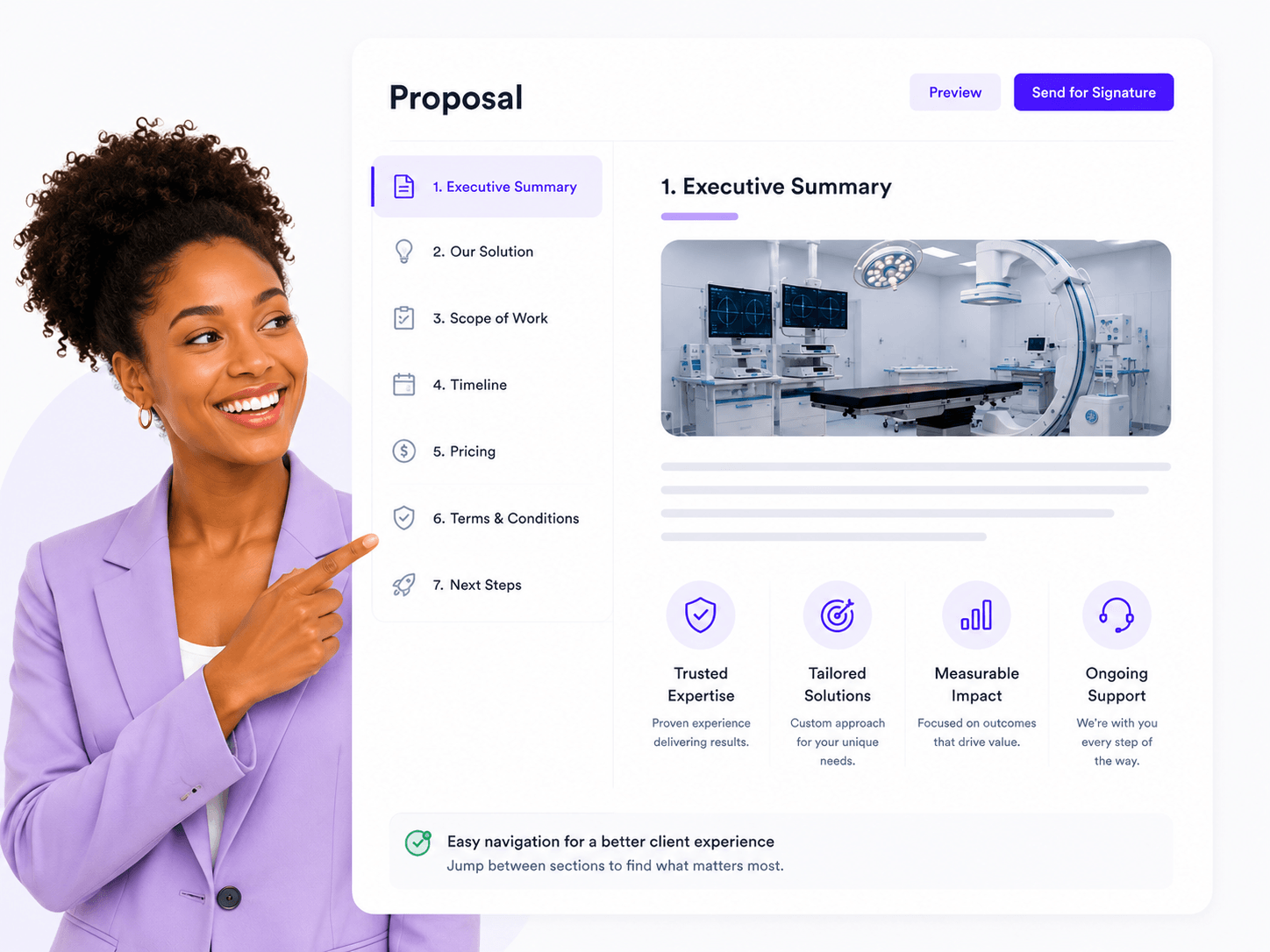 QuoteCloud - Sales Quote, Sales Proposal and Contracts Software - Proposal Software - illustration 076174a0-724a-4058-ac4c-30aeddbef28a