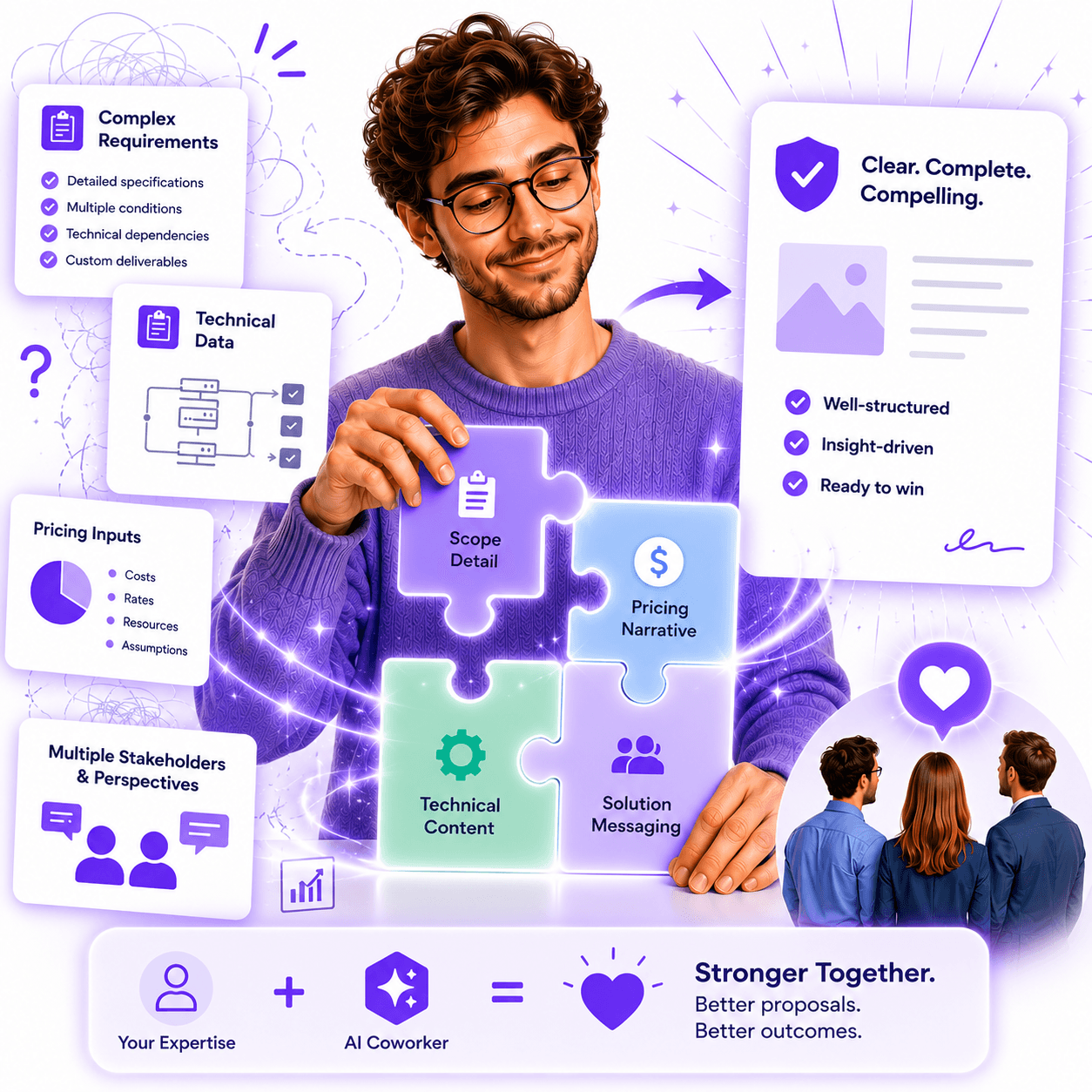 QuoteCloud - Sales Quote, Sales Proposal and Contracts Software - AI Co-Worker in QuoteCloud - illustration 3a1003bc-a714-441a-bcba-5c641b1d4ec8