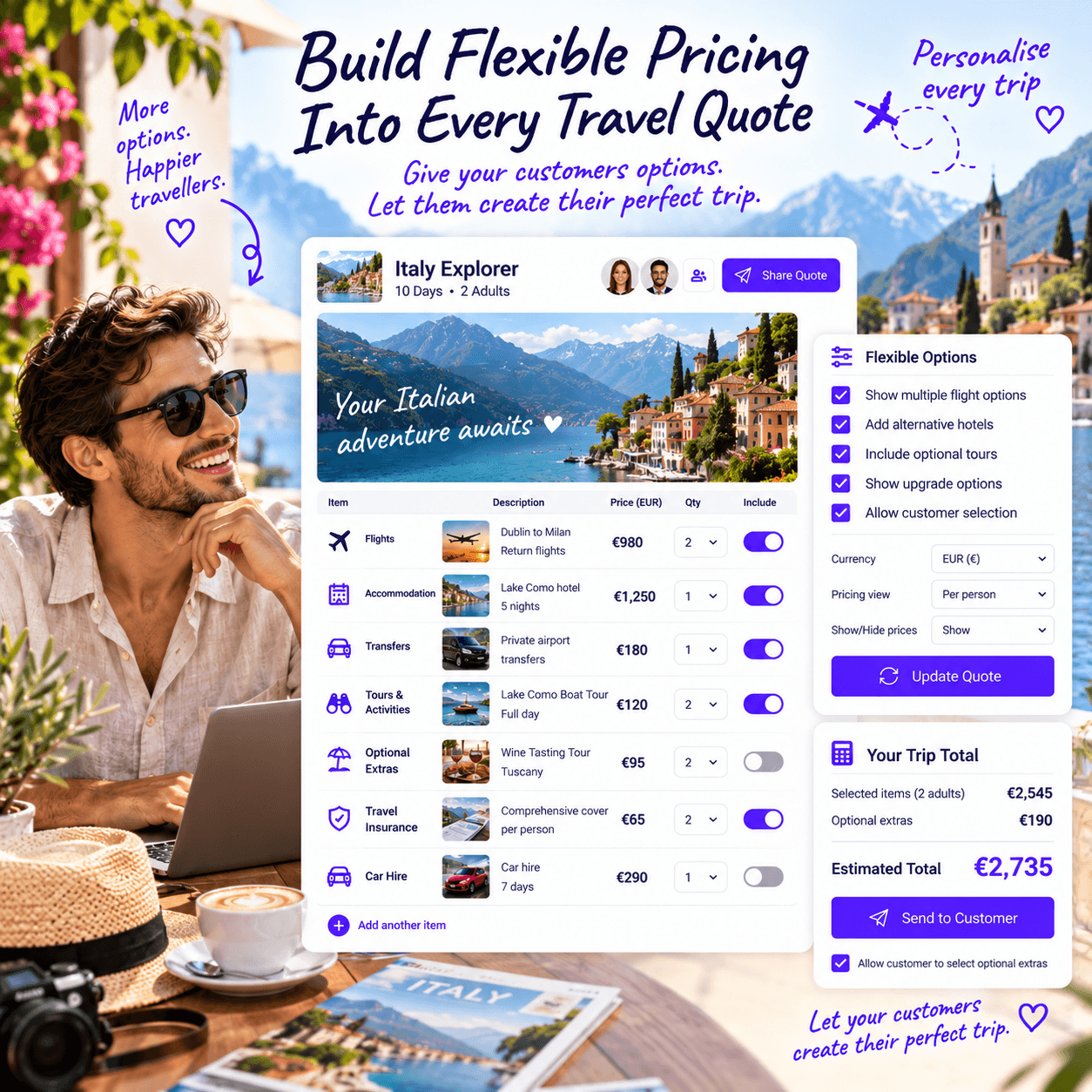 QuoteCloud - Sales Quote, Sales Proposal and Contracts Software - Travel Quoting Software for Travel Agencies - illustration 20632671-4887-4c56-a9a2-cb78d733d741